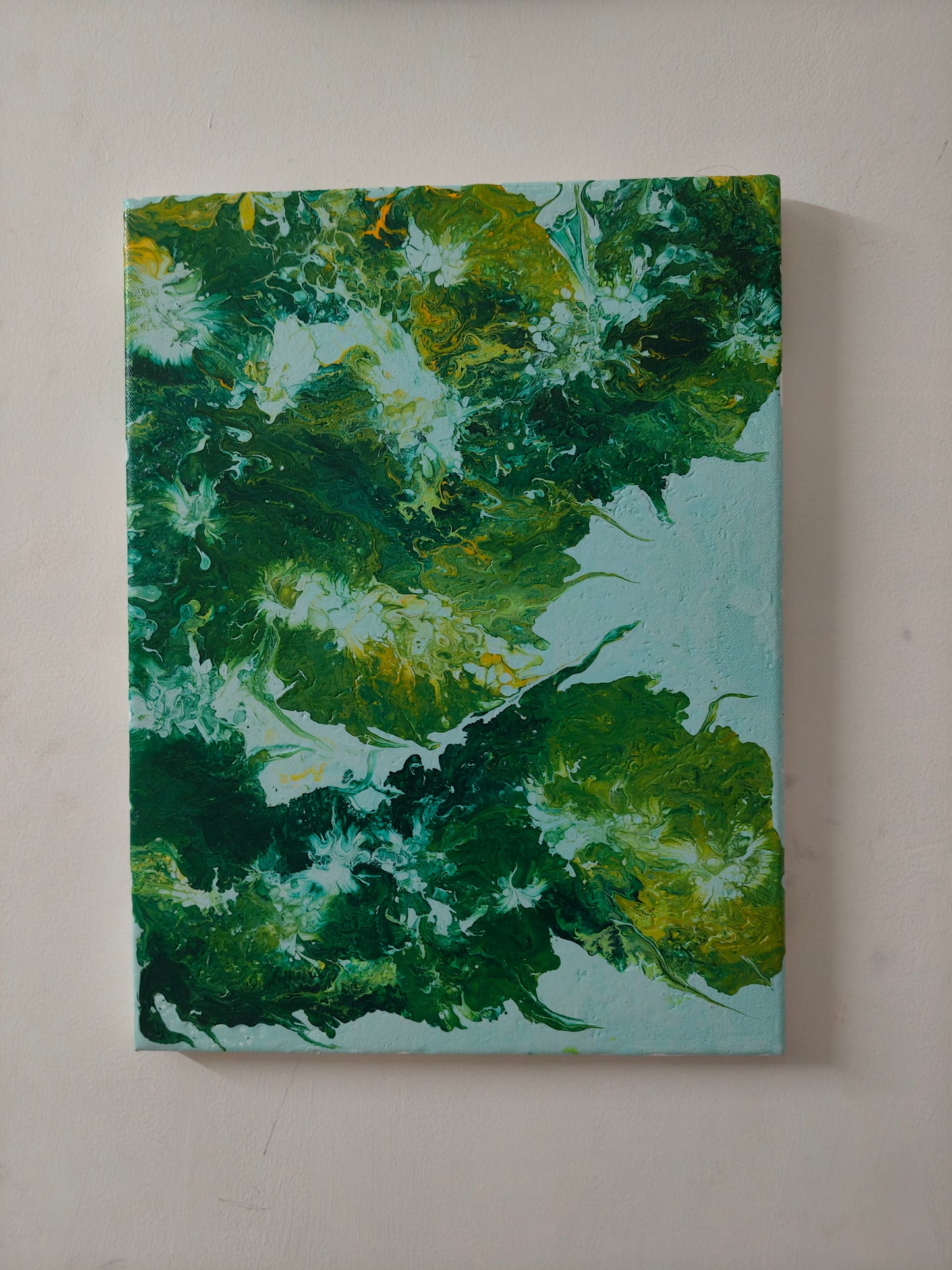 Wilderness — original painting on canvas by Rashmi Shrivasatava, 16 x 12 inches