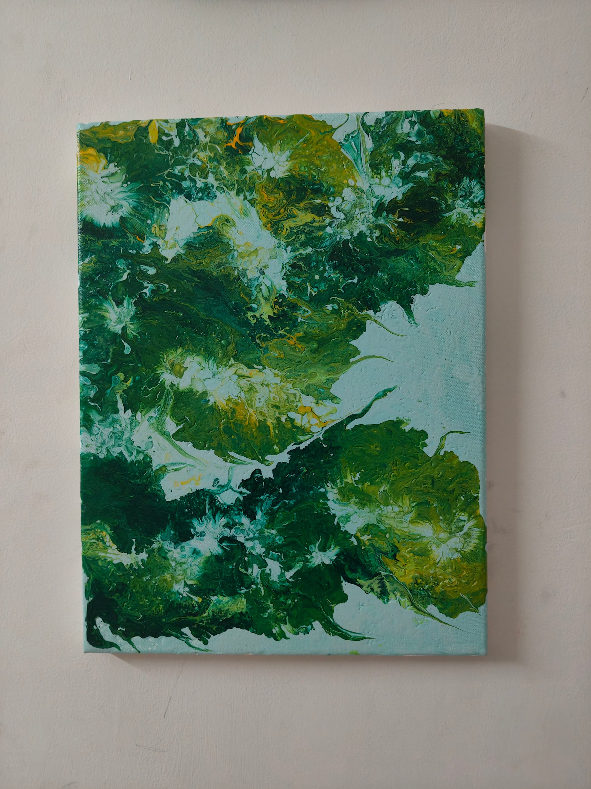 Wilderness — original painting on canvas by Rashmi Shrivasatava, 16 x 12 inches