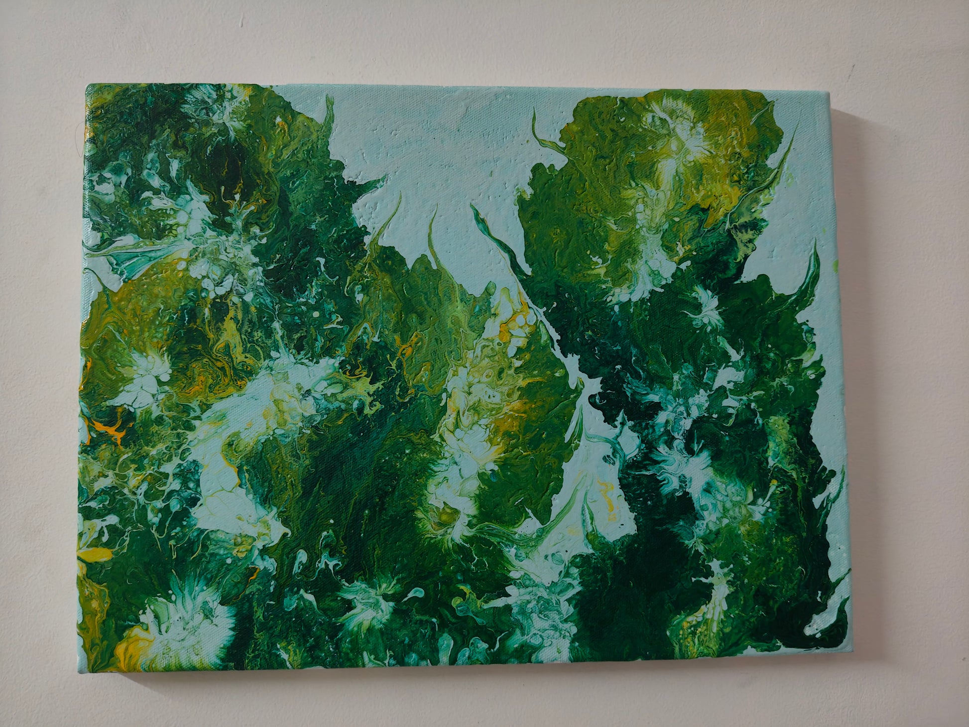 Wilderness — original painting on canvas by Rashmi Shrivasatava, 16 x 12 inches